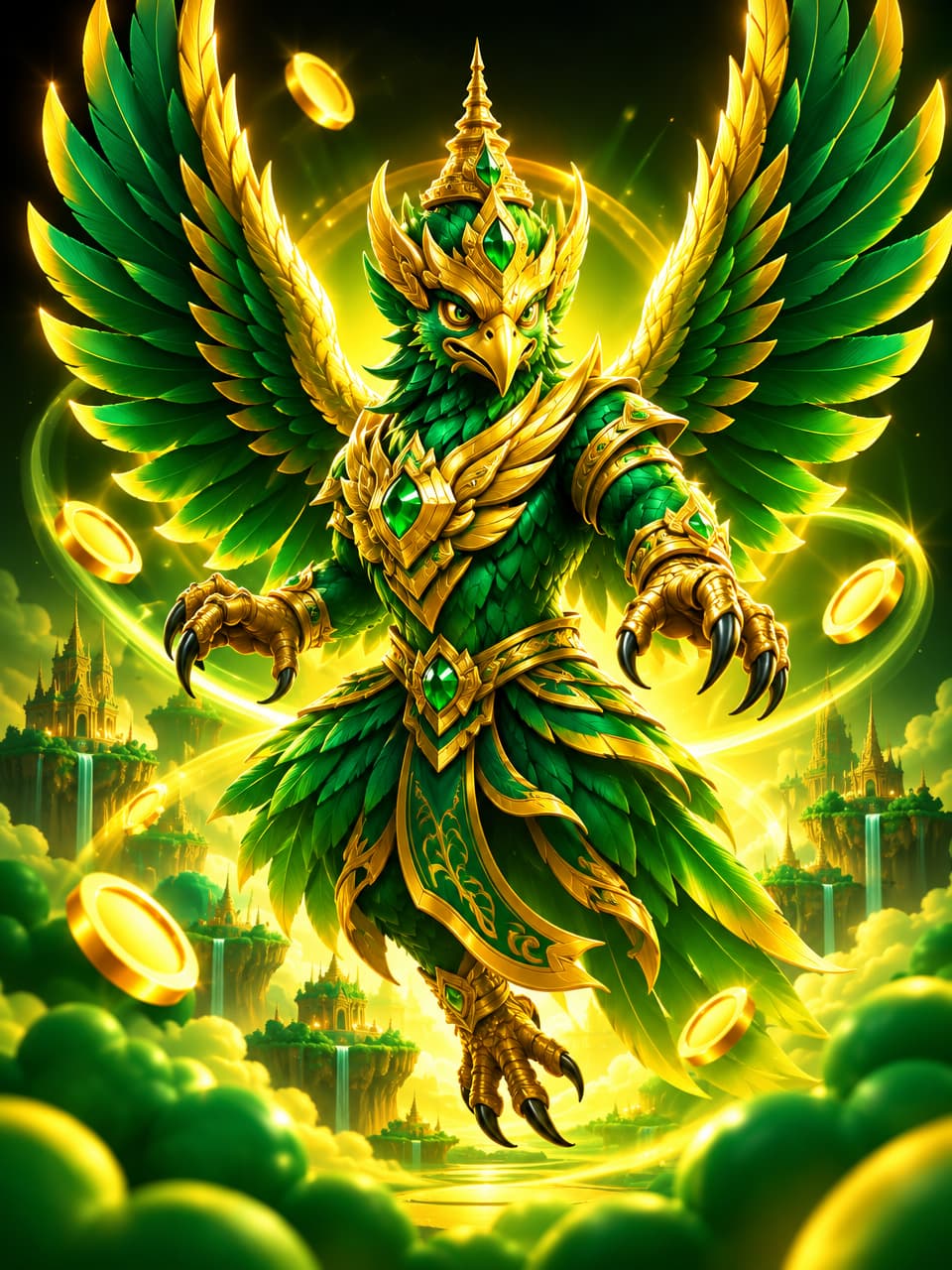 ภาพเกม Fortune Garuda ที่ออกแบบใหม่สำหรับ pansuk24 - ปันสุข24